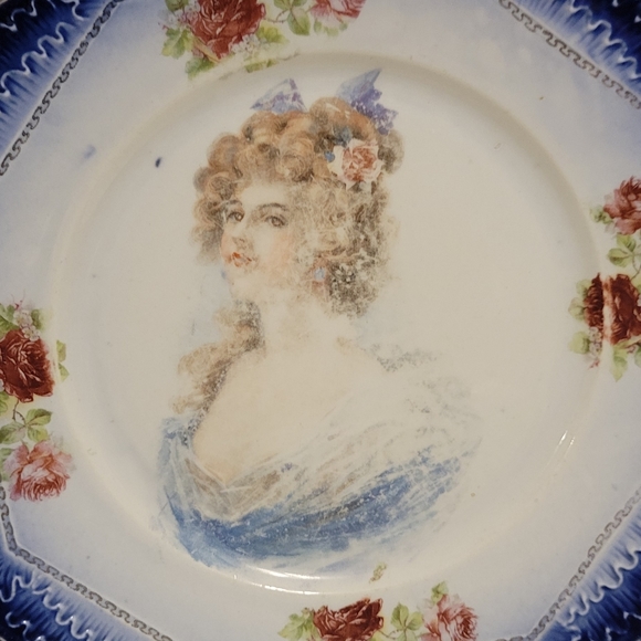 ❤ ANTIQUE PORCELAIN PLATE - Picture 12 of 15